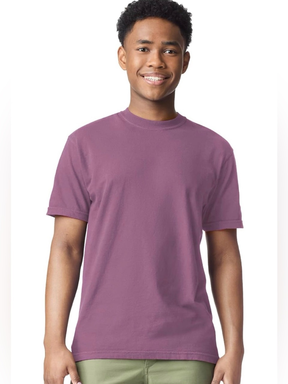 Comfort Colors Heavyweight Short Sleeve Tee / berry / large